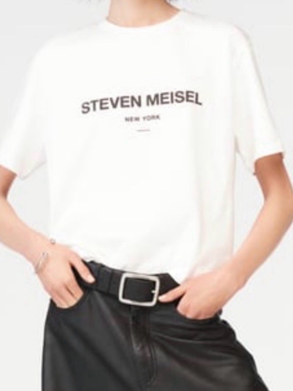 ZARA X Steven Meisel Limited Edition White Short Sleeve Shirt Unisex Small